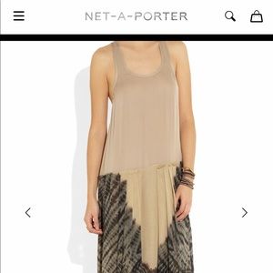 RAQUEL ALLEGRA TYE DYE SILK DRESS